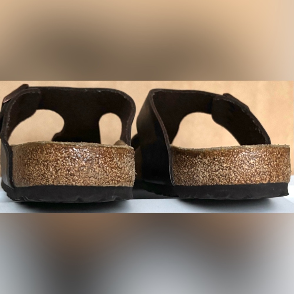 Birkenstock Ramses Sandals Faux Leather Thong Style in Brown EU size 48 = US 15 - Picture 5 of 11
